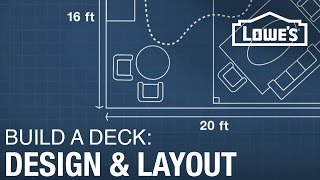 How To Build a Deck  Design amp Layout 1 of 5 [upl. by Pontias]