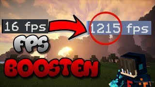 FPS BOOSTEN  MEHR FPS IN MINECRAFT ohne Programm [upl. by Lodmilla]