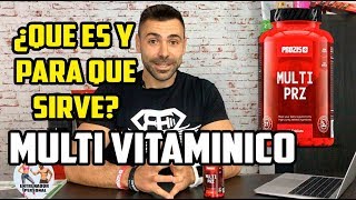 MULTIVITAMINICO PRZ  ¿TOMAIS SUFICIENTES VITAMINAS [upl. by Eelyah]