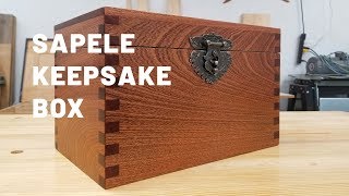 Keepsake Box Using Box Joints [upl. by Ettenahs]