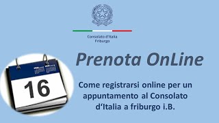 TUTORIAL PRENOTA ONLINE REGISTRAZIONE [upl. by Nahej]