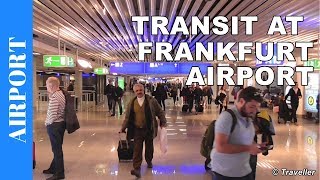 TRANSIT WALK AT FRANKFURT Airport FRA Terminal 1  Connection Flight Transfer Arriving amp Departing [upl. by Bernstein579]