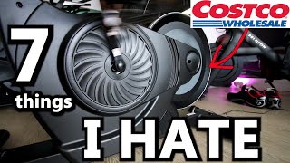 7 things I HATE about the Echelon EX4s COSTCO bike [upl. by Amlev]