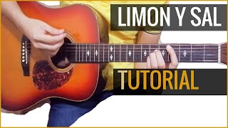 Como tocar Limon y sal  Julieta Venegas en guitarra  Tutorial [upl. by Neirad958]