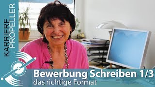 Bewerbung Schreiben 13 richtiges Format [upl. by Frankel]