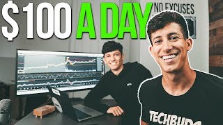 HOW TO MAKE 100 A DAY AS A BEGINNER INVESTOR [upl. by Merfe37]