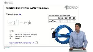 Cálculo de pérdidas de carga en elementos   UPV [upl. by Bel]