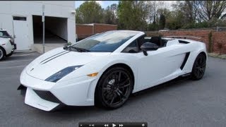 2012 Lamborghini Gallardo Spyder Performante Start Up Exhaust and In Depth Review [upl. by Nylcsoj]