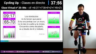 Clase Virtual Nº26 Directo Cycling Up  Interválico Mixto Ciclo Indoor by David Aguado [upl. by Fariss]