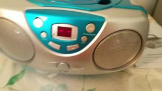 Sylvania Boom box Review [upl. by Ettereve150]