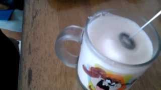 Aerolatte Review Frothing Cold Milk In Under 1 Minute [upl. by Kerin332]