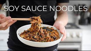 WOW These are some tasty Cantonese Style Soy Sauce Noodles [upl. by Oirifrop]