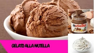 Gelato Furbo alla Nutella senza Gelatiera [upl. by Nyraf]