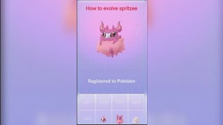 How to evolve Spritzee in Pokemon Go [upl. by Freudberg]