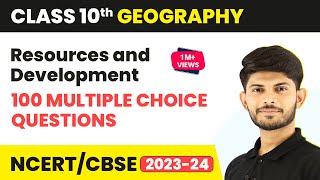 Multiple Choice Questions  Resources and Development  Class 10th  Geography  Chapter 1  202324 [upl. by Anma]