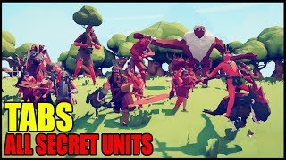 ALL TABS Secret Units Unlock Tutorial [upl. by Anesusa]