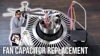 How to Replace the Capacitor in a Ceiling Fan [upl. by Selia]